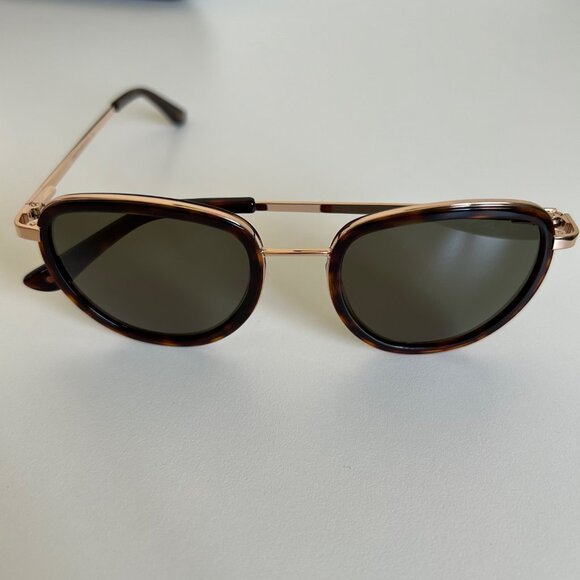 NWOT Christopher Cloos Gouverneur Sunglasses Espresso CR39 Polarized 49mm - Picture 9 of 9